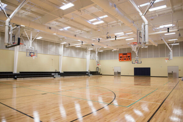 indoor basketball court