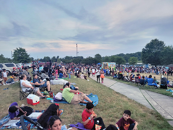 Bladensburg Fireworks: The American Frontier