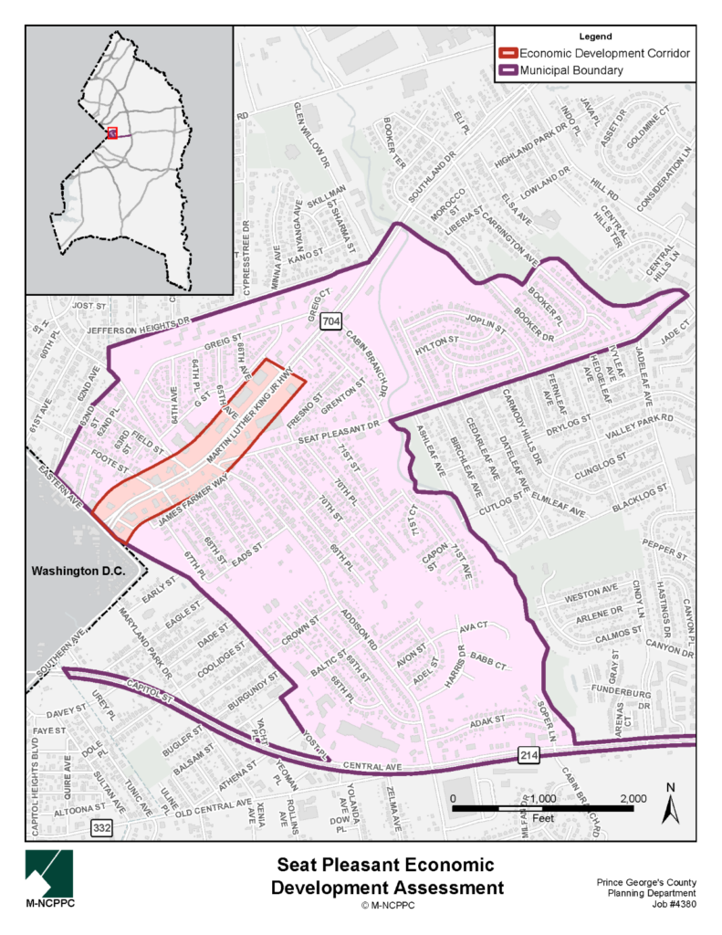 Seat Pleasant Economic Feasibility Assessment  Project Boundary.