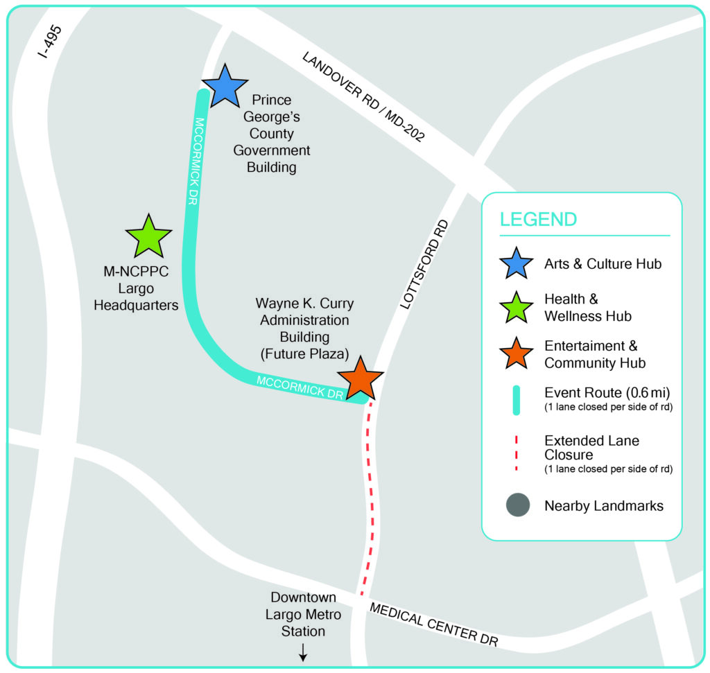 Event map for Love My Largo event.