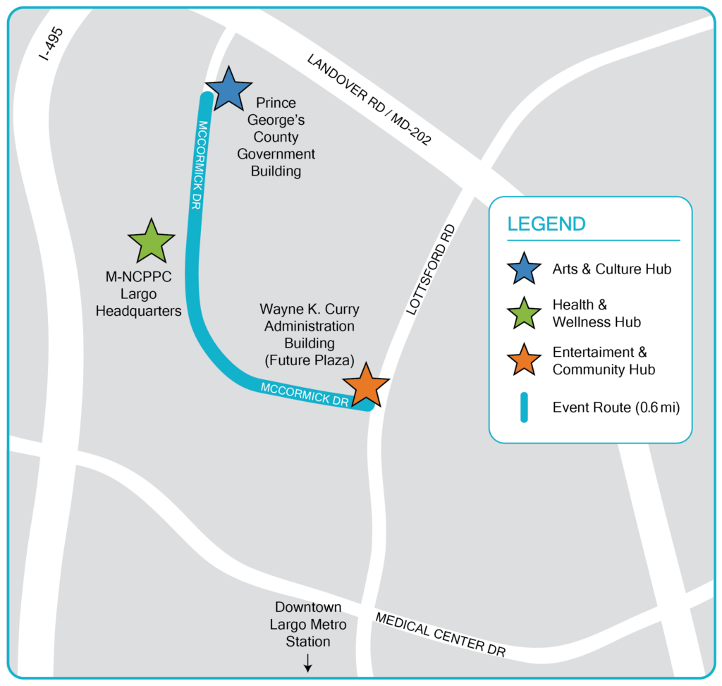 Event map for Love My Largo event.