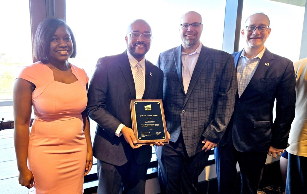 Deputy Director James Hunt Receives 2025 Quality of Life Award