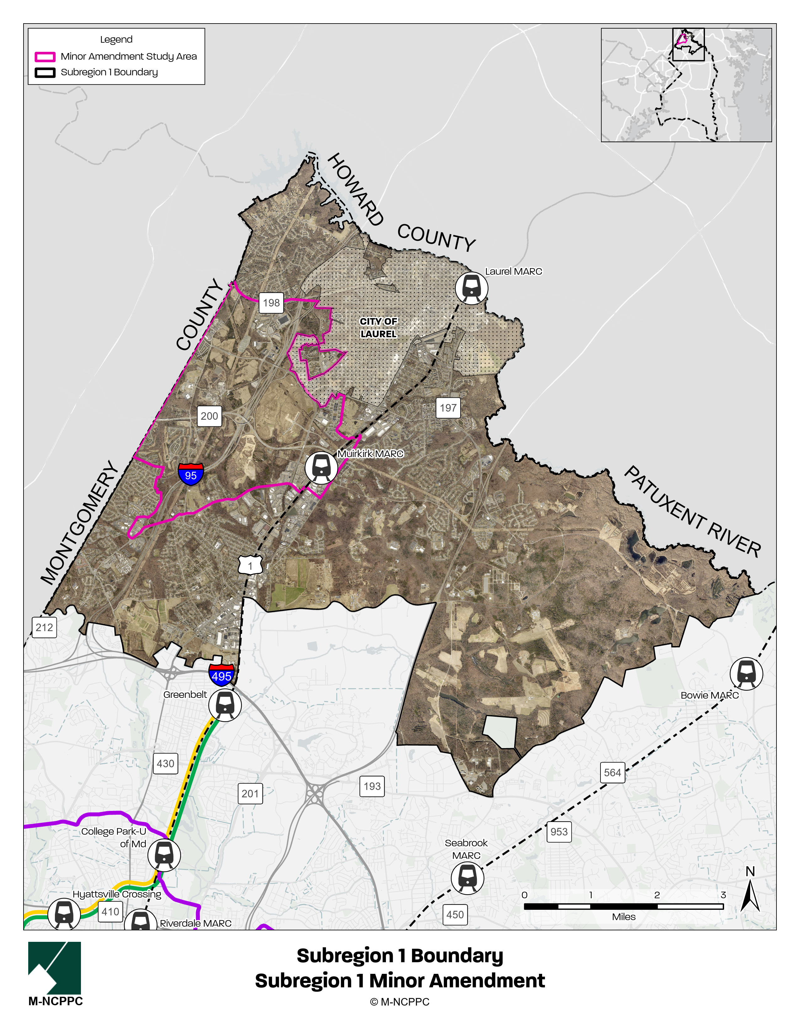 Minor Amendment to the Subregion 1 Master Plan and SMA