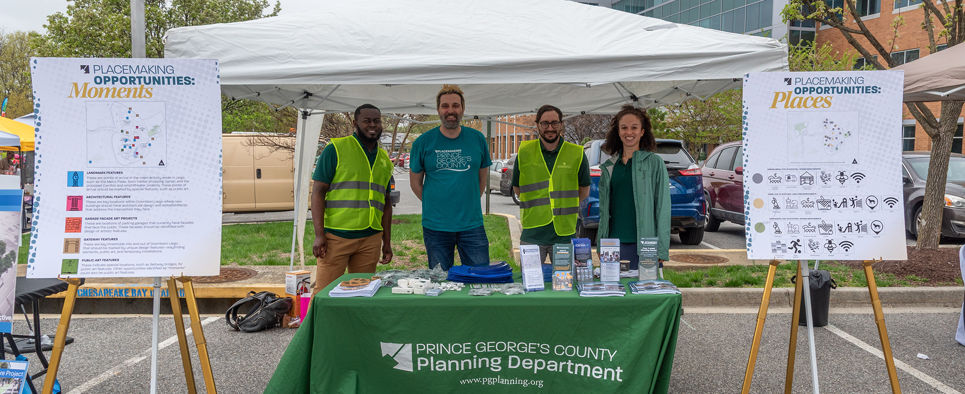 Community Planning team at the Love My Largo event.
