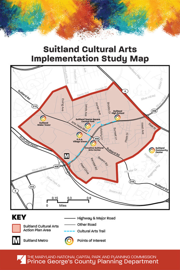 Suitland Cultural Arts Implementation Strategy Map