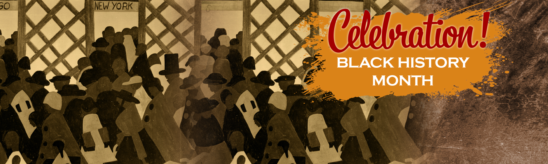 Banner celebrating Black History Month 2026