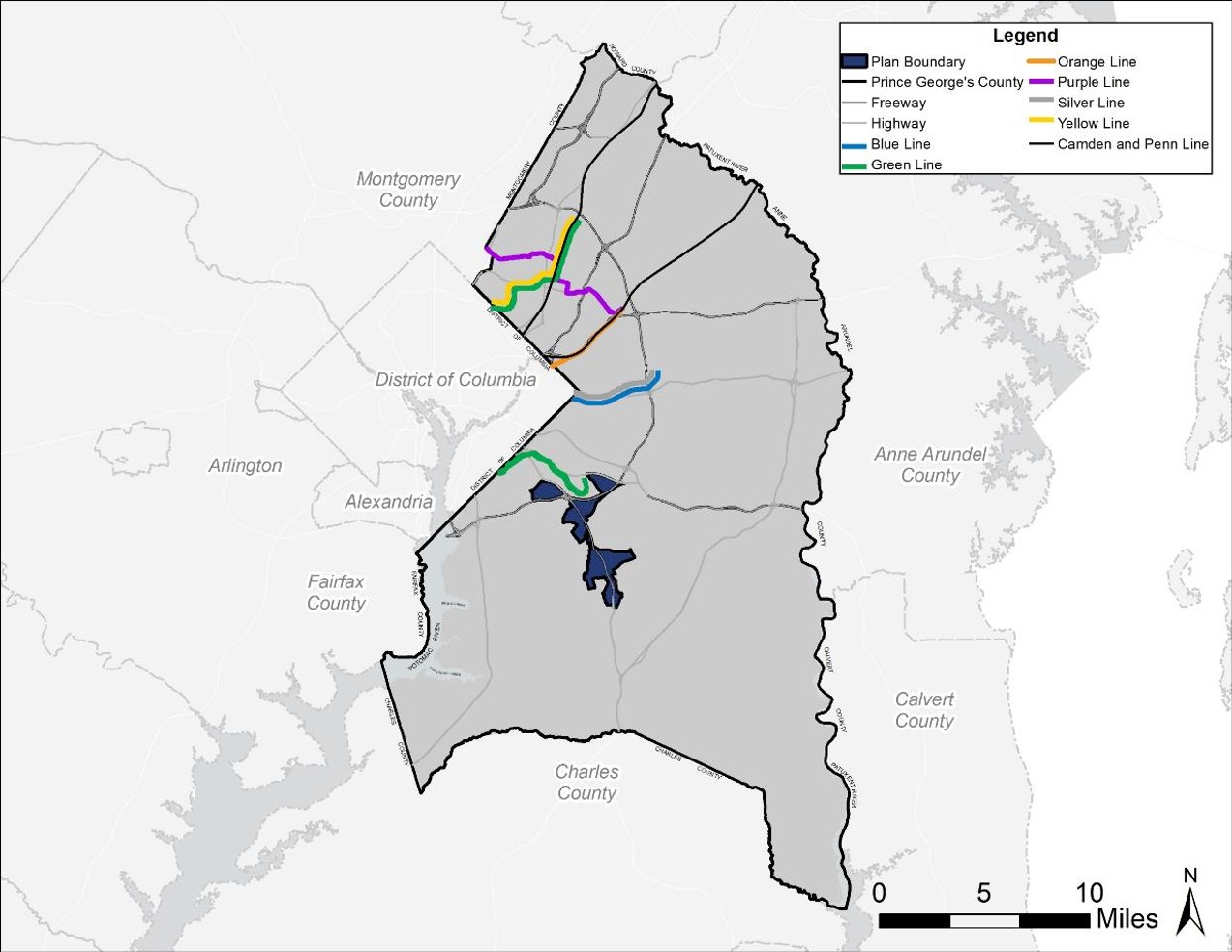 Minor Amendment and SMA to the Central Branch Avenue Sector Plan