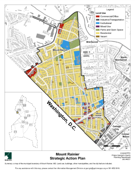 Area Map of Mount Rainier Strategic Action Plan