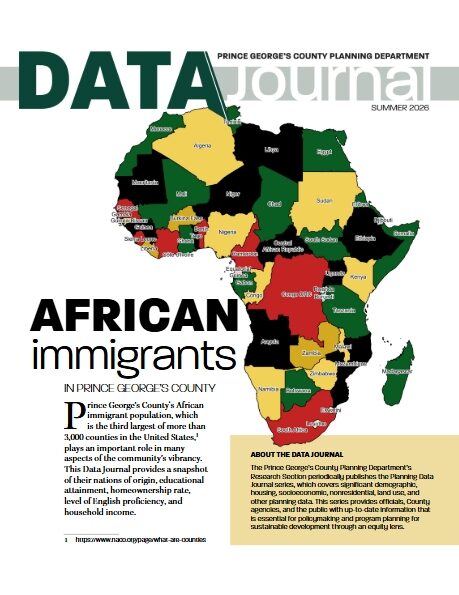 African Immigrants in Prince George's County, MD Data Journal cover